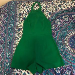 Deep Green Romper from Forever 21!